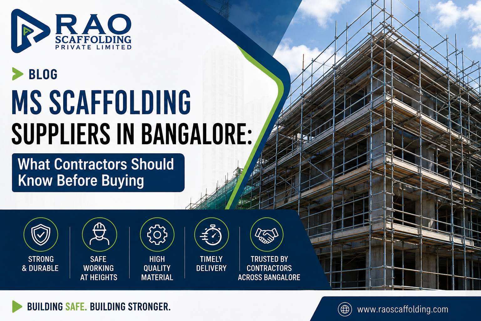 Best MS Scaffolding Suppliers in Bangalore | Rao Scaffolding